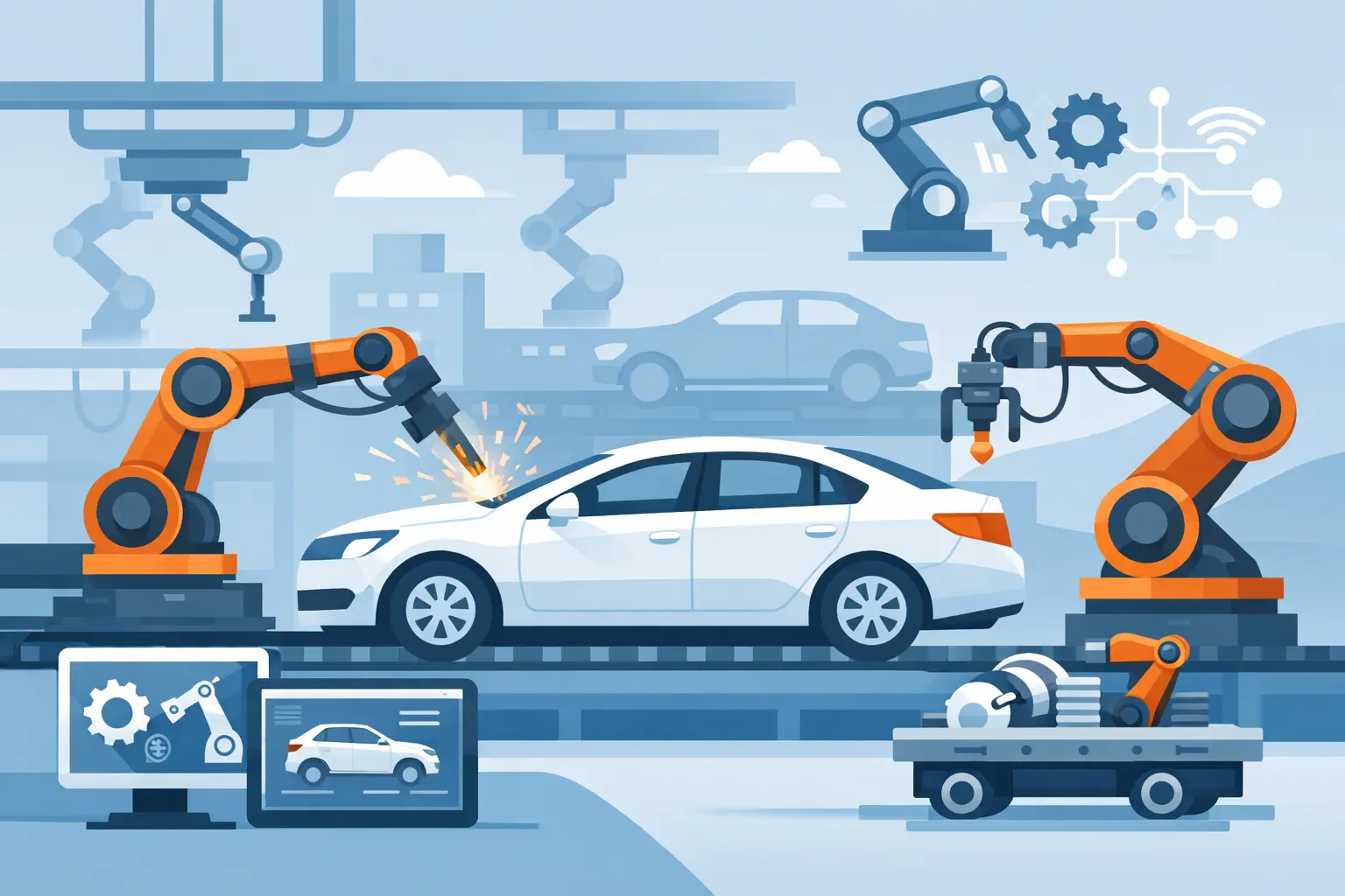 Automatización industrial para automotriz